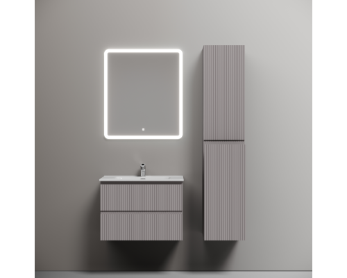 Тумба под раковину подвесная Sancos Snob R 69х44х50, с доводчиками, Doha Soft, SNR70SM