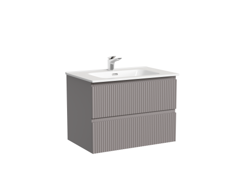 Тумба под раковину подвесная Sancos Snob R 69х44х50, с доводчиками, Doha Soft, SNR70SM