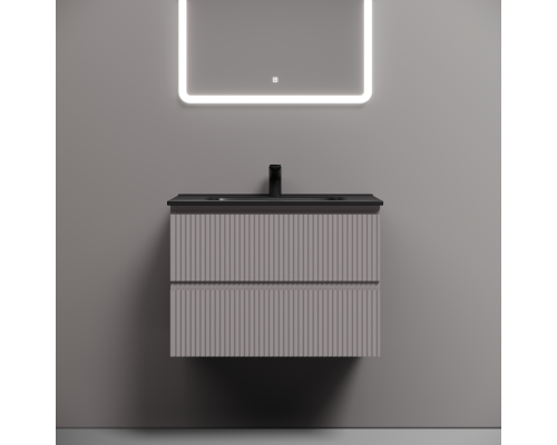 Тумба под раковину подвесная Sancos Snob R 69х44х50, с доводчиками, Doha Soft, SNR70SM