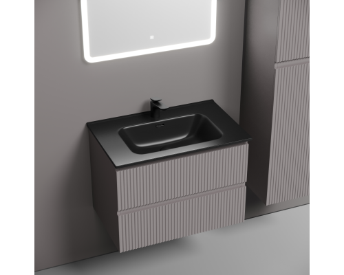 Тумба под раковину подвесная Sancos Snob R 69х44х50, с доводчиками, Doha Soft, SNR70SM