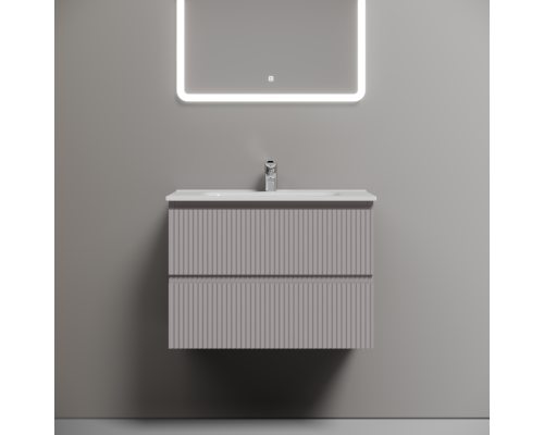 Тумба под раковину подвесная Sancos Snob R 69х44х50, с доводчиками, Doha Soft, SNR70SM