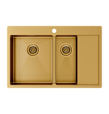 Кухонная мойка Paulmark Liga 78 PM227851-BGL Брашированное золото