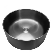 Раковина накладная ABBER Wasser Kreis AF2407GM оружейная сталь