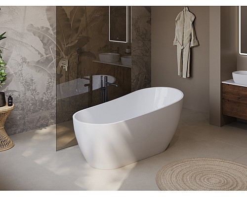 Акриловая ванна BelBagno 170x80 BB704-1700-800-K без гидромассажа