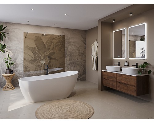 Акриловая ванна BelBagno 170x80 BB704-1700-800-K без гидромассажа