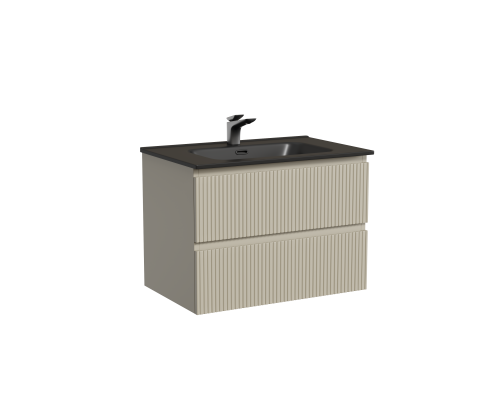 Тумба под раковину подвесная Sancos Snob T 69х44х50, с доводчиками, Beige Soft, SNT70CE