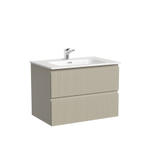 Тумба под раковину подвесная Sancos Snob T 69х44х50, с доводчиками, Beige Soft