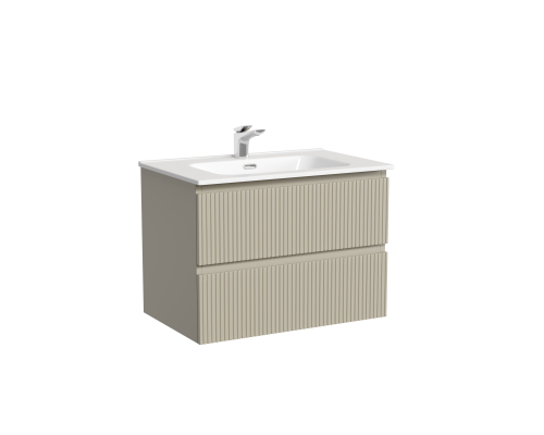 Тумба под раковину подвесная Sancos Snob T 69х44х50, с доводчиками, Beige Soft, SNT70CE