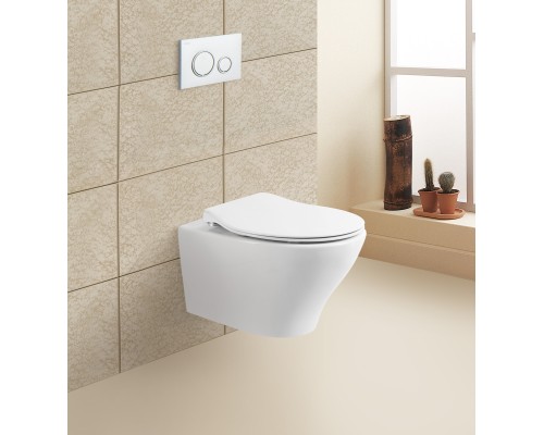 Унитаз BelBagno Acqua BB340CHR подвесной без сиденья