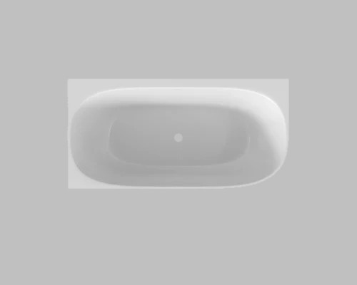 Ванна угловая из искусственного камня Flere Mail 170x85x59 L (белый глянец)