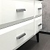 Тумба с раковиной Comforty Империя-120 белая с графитовой столешницей с Comforty 78189