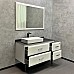 Тумба с раковиной Comforty Империя-120 белая с графитовой столешницей с Comforty 78189