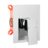 Встраиваемый смеситель для душа AQG Bold, хром