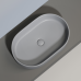 Чаша накладная овальная Ceramica Nova Element 60x38 Антрацит Матовый