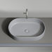 Чаша накладная овальная Ceramica Nova Element 60x38 Антрацит Матовый