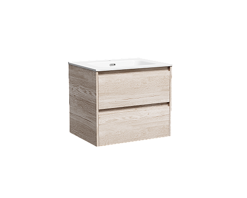 Тумба подвесная SANCOS Libra 590х450х500, c двумя ящиками, дуб галифакс LB60EG Тумба подвесная SANCOS Libra 590х450х500, c двумя ящиками, дуб галифакс LB60EG