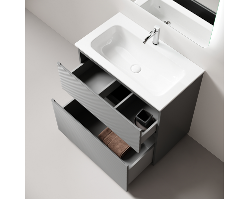 Тумба под раковину Напольная Sancos Folk Floor 79 FL80FES Ergraut soft