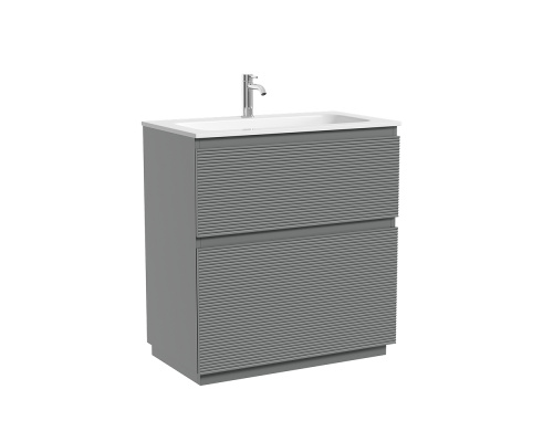 Тумба под раковину Напольная Sancos Folk Floor 79 FL80FES Ergraut soft