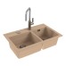 Мойка кухонная Alveus Granital Atrox 50 1132000 790х500 бежевый