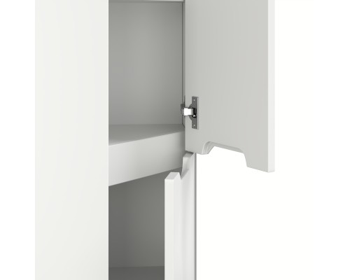 Пенал Onika Айленд 30 угловой, напольный, белый