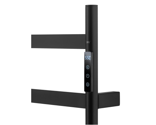 Полотенцесушитель электрический Wonzon&Woghand ESSEN, Черный матовый WW-A405-MB