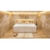 Ванна из литьевого мрамора Flere Oberon Slim 170x70x60 (белый матовый)