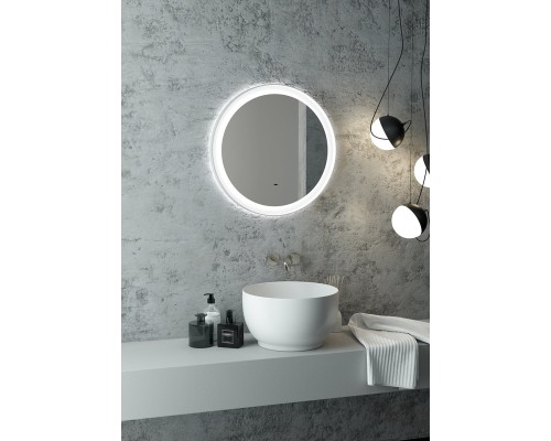 Зеркало Континент Planet D 600 ЗЛП2624 с подсветкой с бесконтактным выключателем