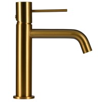 Cмеситель для раковины Raiber premium RPG-001 Graceful, матовое золото