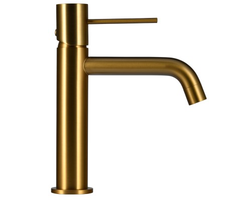 Cмеситель для раковины Raiber premium RPG-001 Graceful, матовое золото