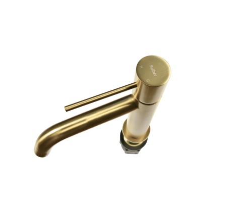 Cмеситель для раковины Raiber premium RPG-001 Graceful, матовое золото