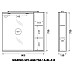 Зеркало со шкафом BelBagno MARINO-SPC-800/750-1A-BL-P-R 80 с подсветкой Bianco Lucido