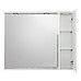 Зеркало со шкафом BelBagno MARINO-SPC-800/750-1A-BL-P-R 80 с подсветкой Bianco Lucido