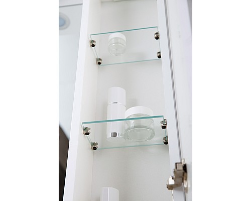 Зеркало со шкафом BelBagno MARINO-SPC-800/750-1A-BL-P-R 80 с подсветкой Bianco Lucido Зеркало со шкафом BelBagno MARINO-SPC-800/750-1A-BL-P-R 80 с подсветкой Bianco Lucido
