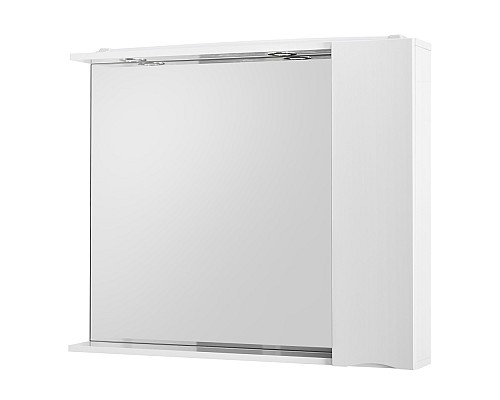 Зеркало со шкафом BelBagno MARINO-SPC-800/750-1A-BL-P-R 80 с подсветкой Bianco Lucido Зеркало со шкафом BelBagno MARINO-SPC-800/750-1A-BL-P-R 80 с подсветкой Bianco Lucido