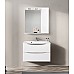 Зеркало со шкафом BelBagno MARINO-SPC-800/750-1A-BL-P-R 80 с подсветкой Bianco Lucido