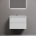 Тумба под раковину подвесная Sancos Snob T 69х44х50, с доводчиками, Bianco, SNT70W