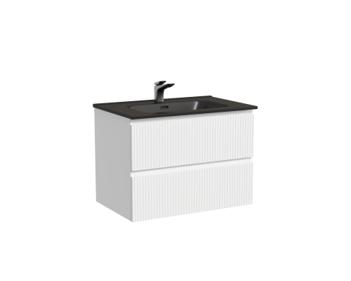 Тумба под раковину подвесная Sancos Snob T 69х44х50, с доводчиками, Bianco, SNT70W