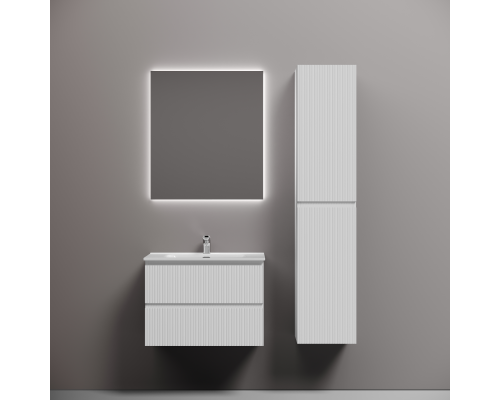 Тумба под раковину подвесная Sancos Snob T 69х44х50, с доводчиками, Bianco, SNT70W