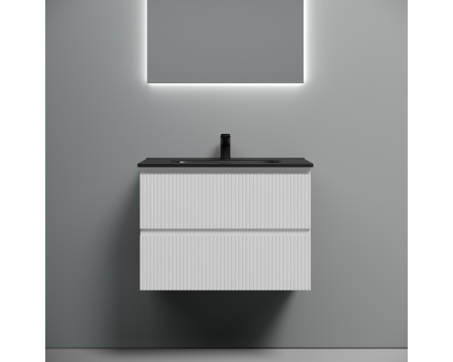 Тумба под раковину подвесная Sancos Snob T 69х44х50, с доводчиками, Bianco, SNT70W