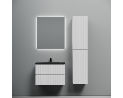 Тумба под раковину подвесная Sancos Snob T 69х44х50, с доводчиками, Bianco, SNT70W