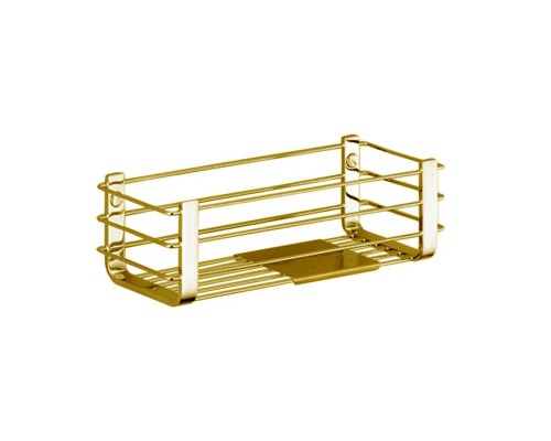 Полка металлическая подвесная Colombo Angolari цвет PVD золото матовое