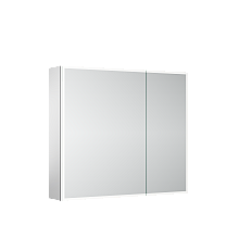 Зеркальный шкаф для ванной Sancos Evoke 800x700х136 мм с LED подсветкой SC8080