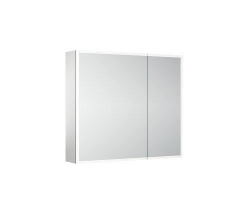 Зеркальный шкаф для ванной Sancos Evoke 800x700х136 мм с LED подсветкой SC8080