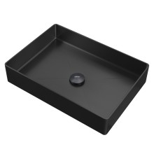Раковина накладная ABBER Wasser Kreis AF2400MB черная матовая