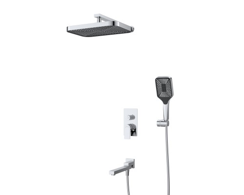 Душевая система BelBagno Due DUE-VDSET-CRM Хром