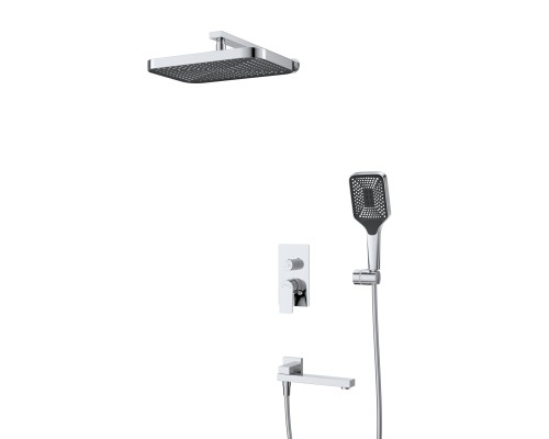 Душевая система BelBagno Due DUE-VDSET-CRM Хром