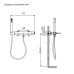 Смеситель для душа AltroBagno Unione 030602 Cr хром