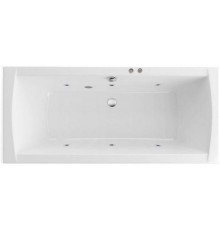 Ванна гидромассажная EXCELLENT Aquaria Lux Slim 180x80 SOFT хром