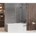 Шторка для ванны NEW TRENDY AVEXA BLACK 120x150 R черный