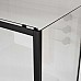 Душевой уголок Vincea City VSR-5CT9012CLB 1200x900 черный стекло прозрачное